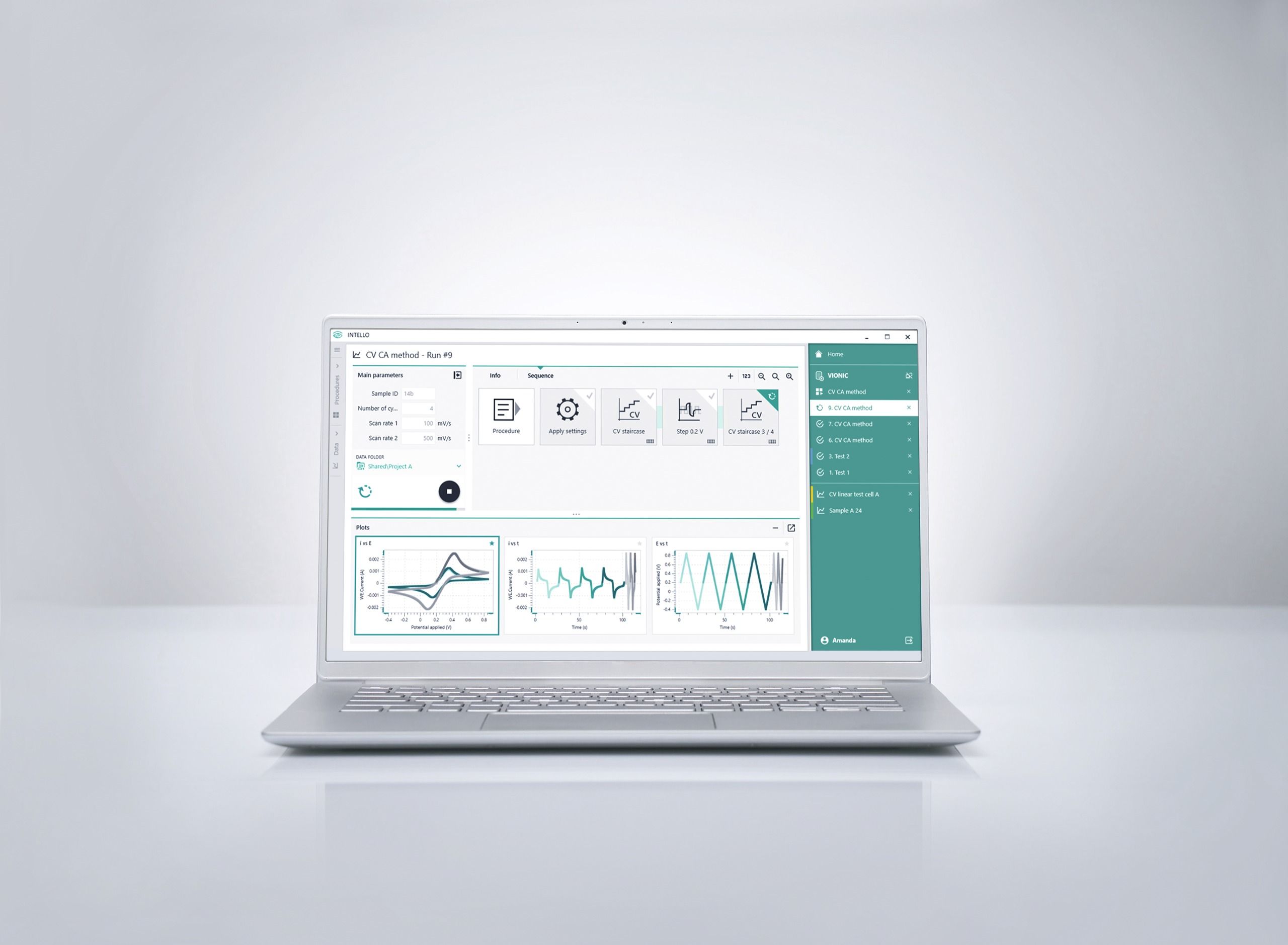 INTELLO software: modern and intuitive software for electrochemical research